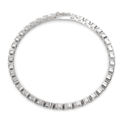 Marcelline Round Cut Diamond Tennis Bracelet S-Link (4 ctw) - Nivetta